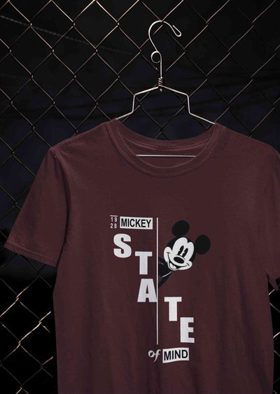 State Of Mind Women Half Sleeves T-shirt- FunkyTeesClub
