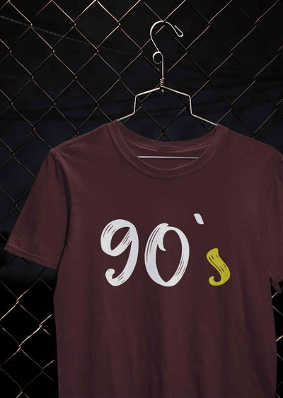 90s Mens Half Sleeves T-shirt- FunkyTeesClub