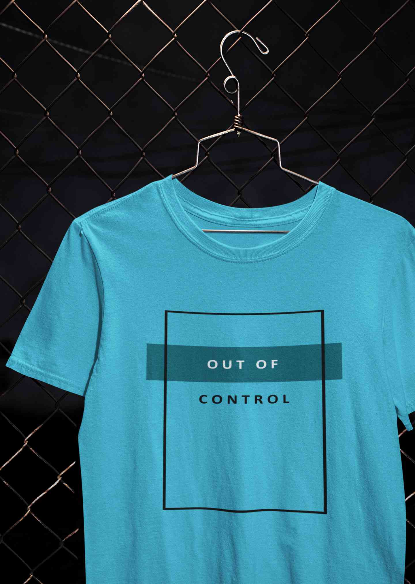 Out Of Control Women Half Sleeves T-shirt- FunkyTeesClub