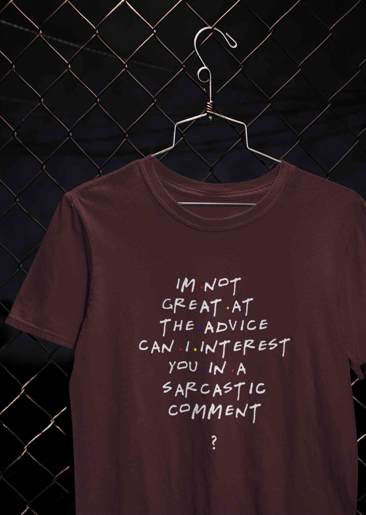 F.R.I.E.N.D.S Sarcastic Comment Chandler Women Half Sleeves T-shirt- FunkyTeesClub