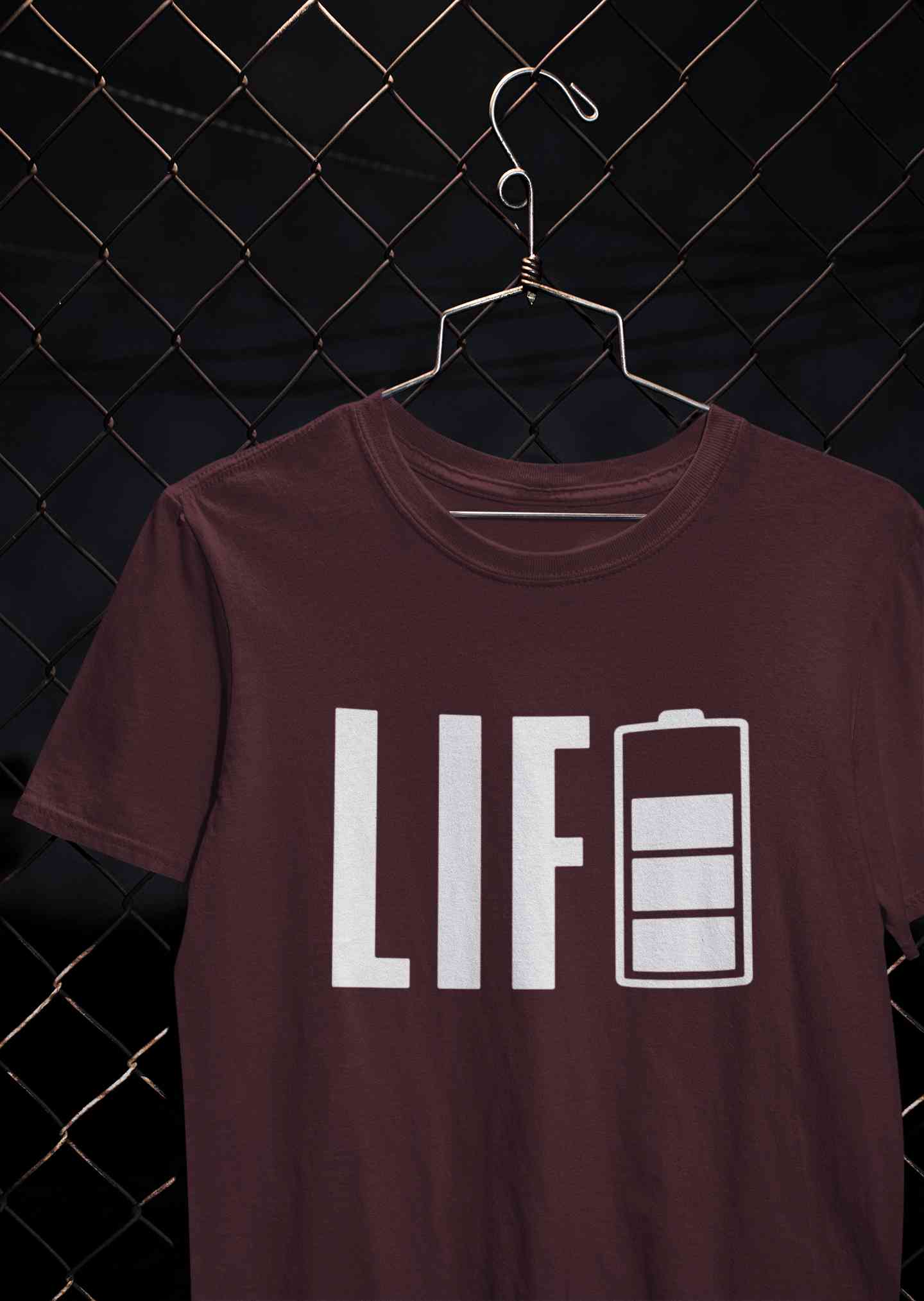 Life Mens Half Sleeves T-shirt- FunkyTeesClub