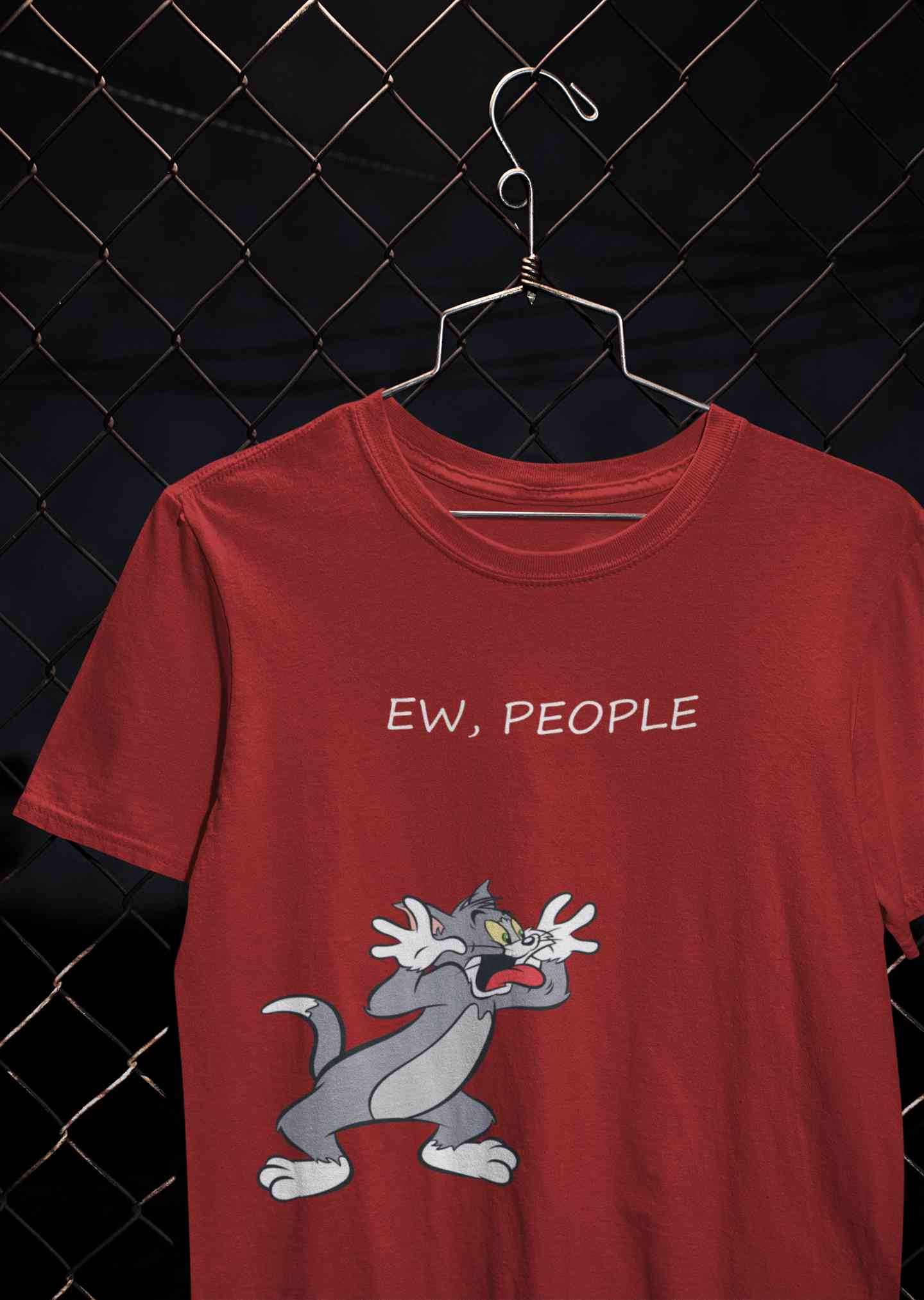 Ew People Mens Half Sleeves T-shirt- FunkyTeesClub