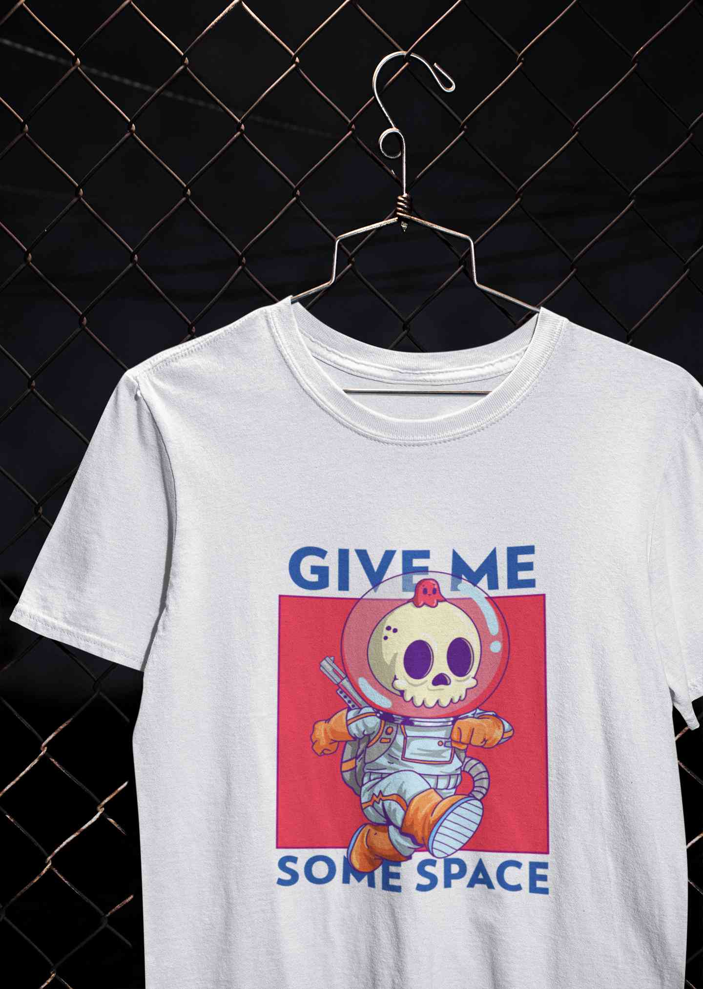Give Me Some Space Women Half Sleeves T-shirt- FunkyTeesClub