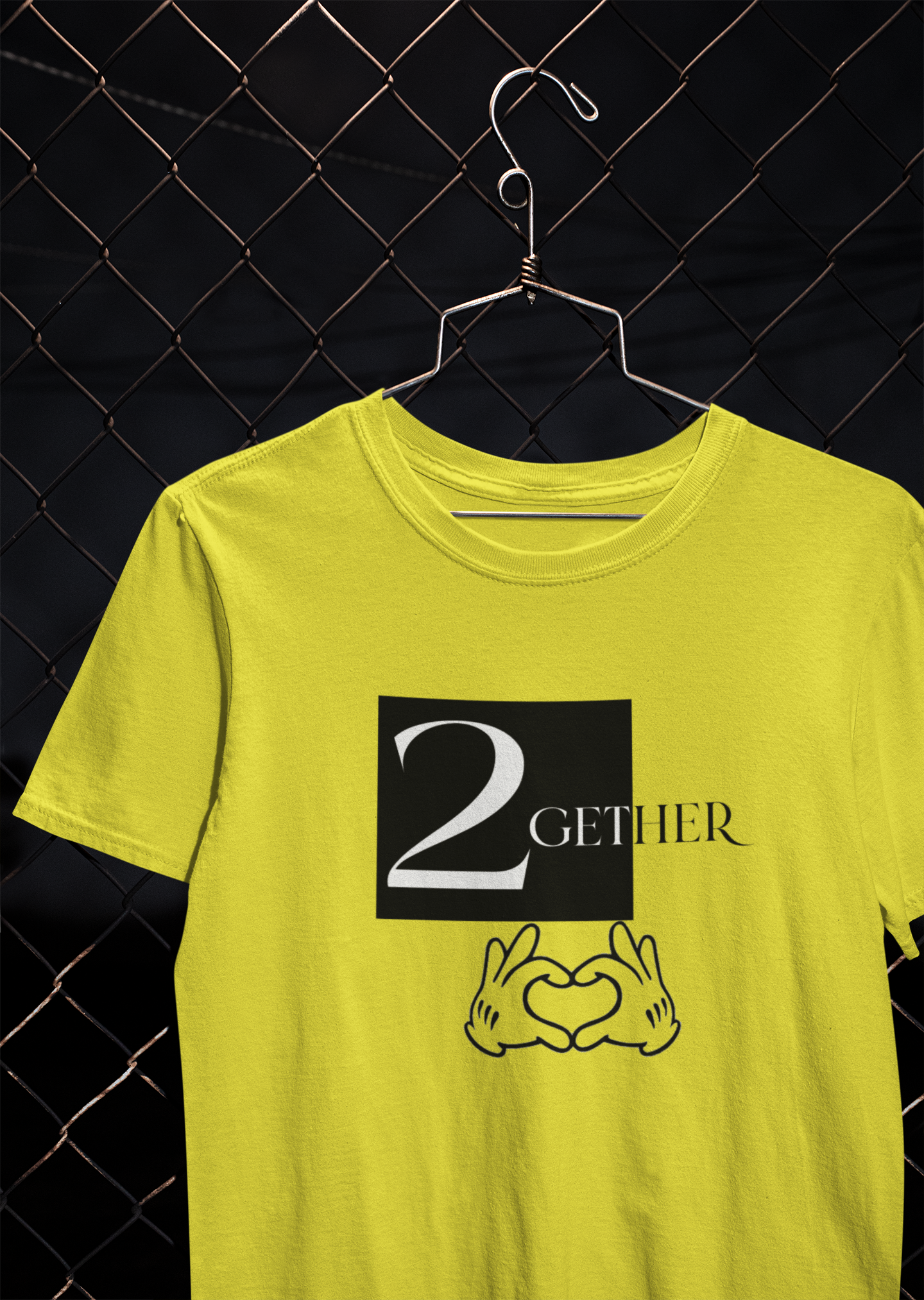 Together Forever Couple Half Sleeves T-Shirts -FunkyTeesClub