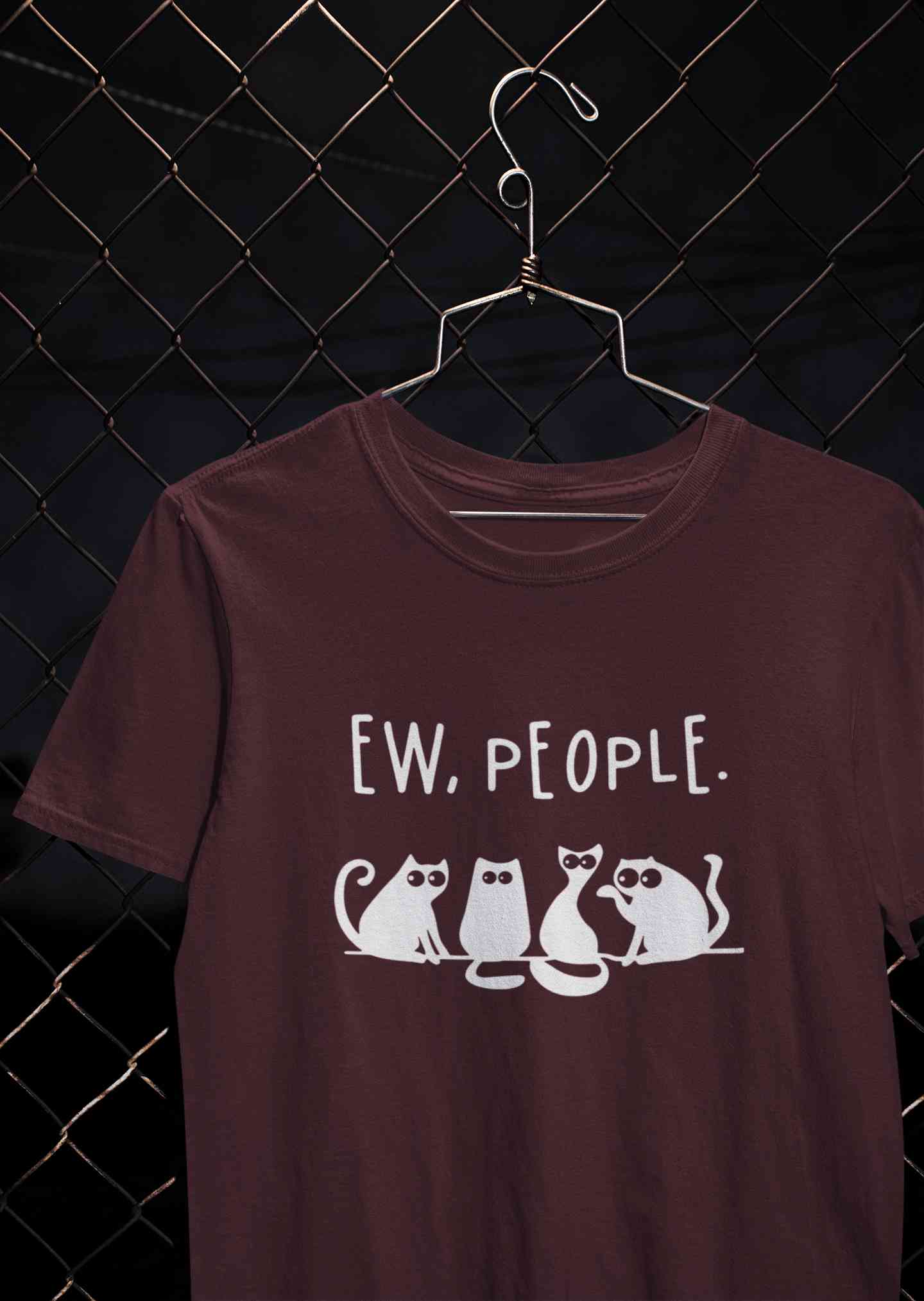 Ew People Mens Half Sleeves T-shirt- FunkyTeesClub