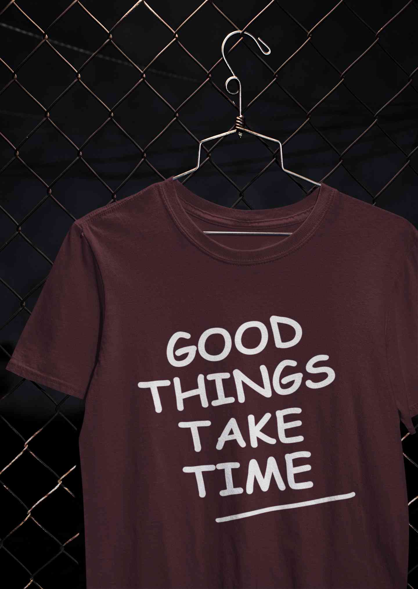Good Things Take Time Women Half Sleeves T-shirt- FunkyTeesClub