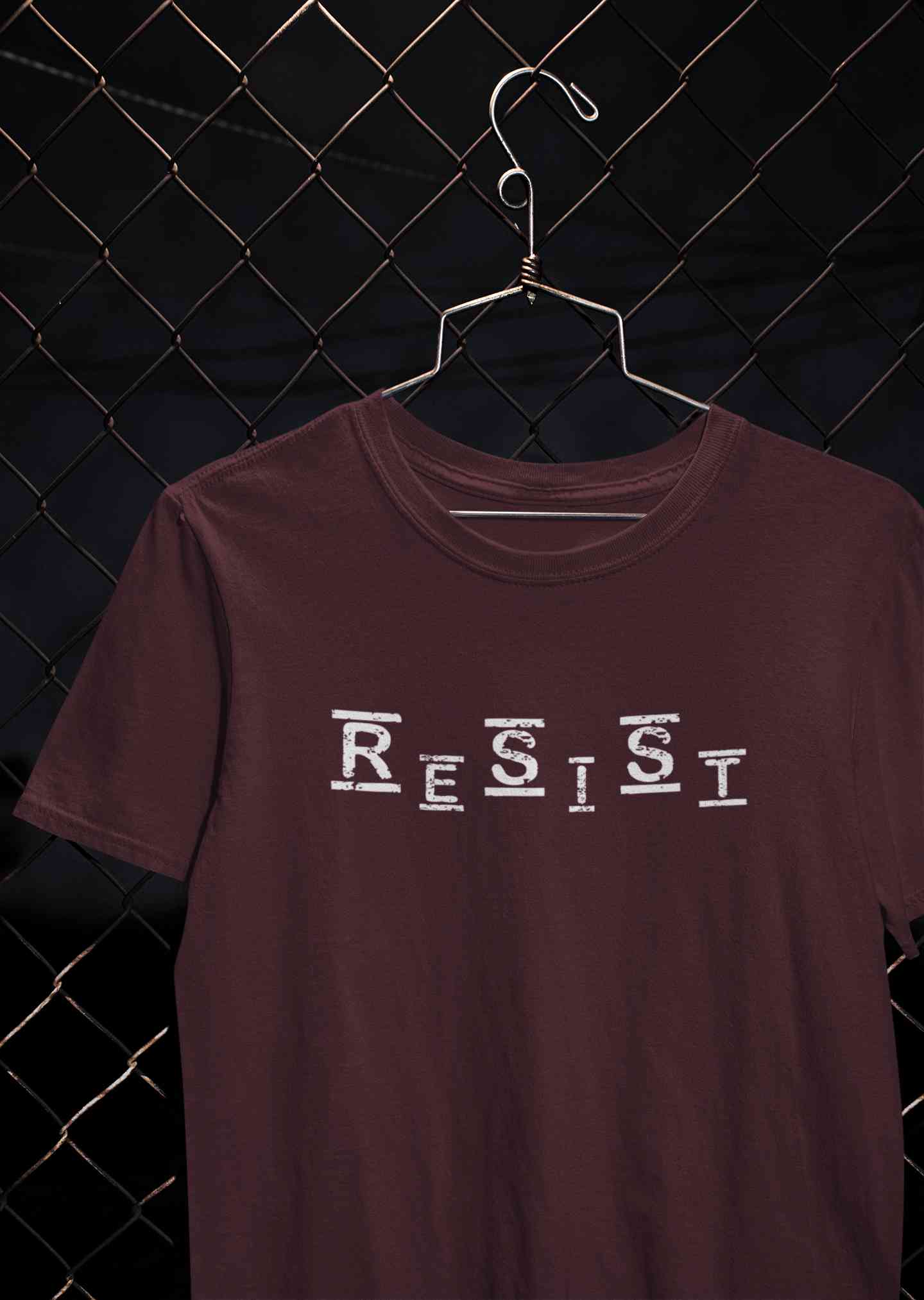 Resist Women Half Sleeves T-shirt- FunkyTeesClub