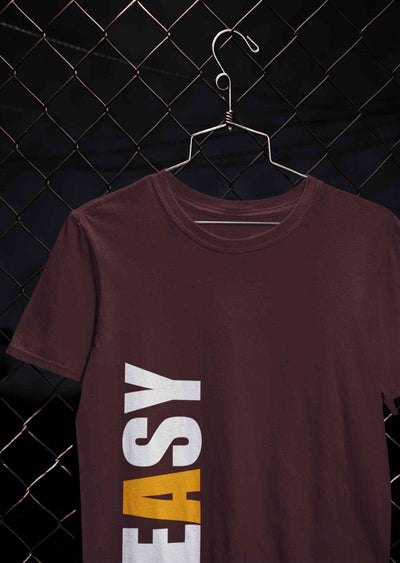 Easy Women Half Sleeves T-shirt- FunkyTeesClub