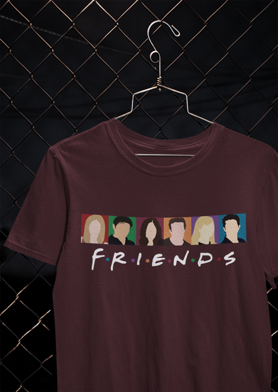 F.R.I.E.N.D.S. Friends Web Series Women Half Sleeves T-shirt- FunkyTeesClub