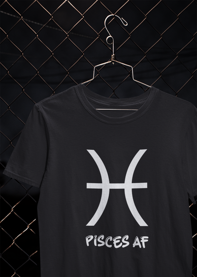 Pisces Zodiac Sign Women Half Sleeves T-shirt- FunkyTeesClub
