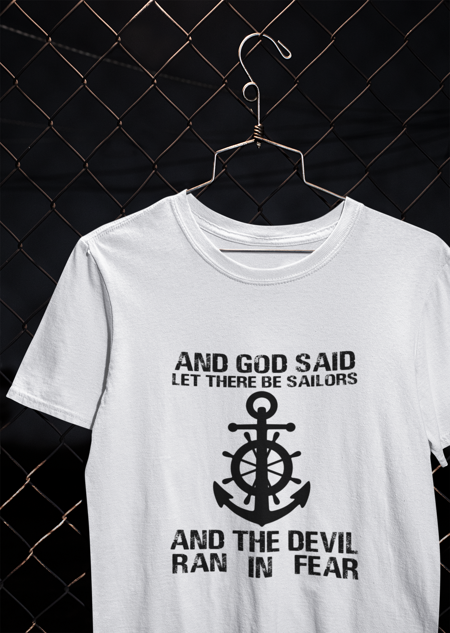 Storms Make Me Strong Merchant Navy Mens Half Sleeves T-shirt- FunkyTeesClub