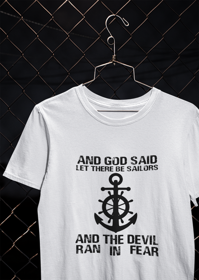 Storms Make Me Strong Merchant Navy Mens Half Sleeves T-shirt- FunkyTeesClub