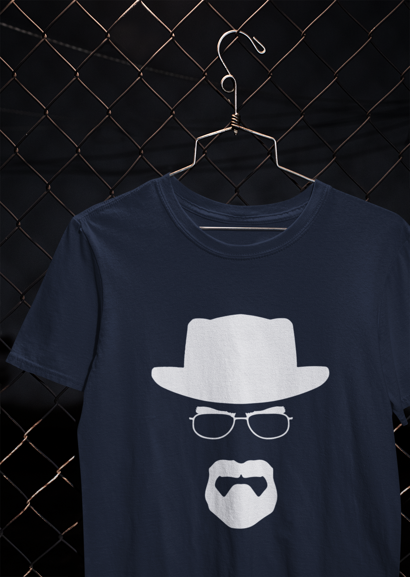 Heisenberg Breaking Bad Web Series Mens Half Sleeves T-shirt- FunkyTeesClub
