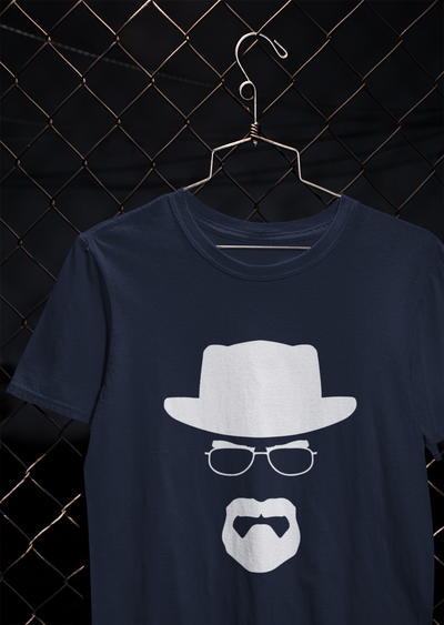 Heisenberg Breaking Bad Web Series Mens Half Sleeves T-shirt- FunkyTeesClub