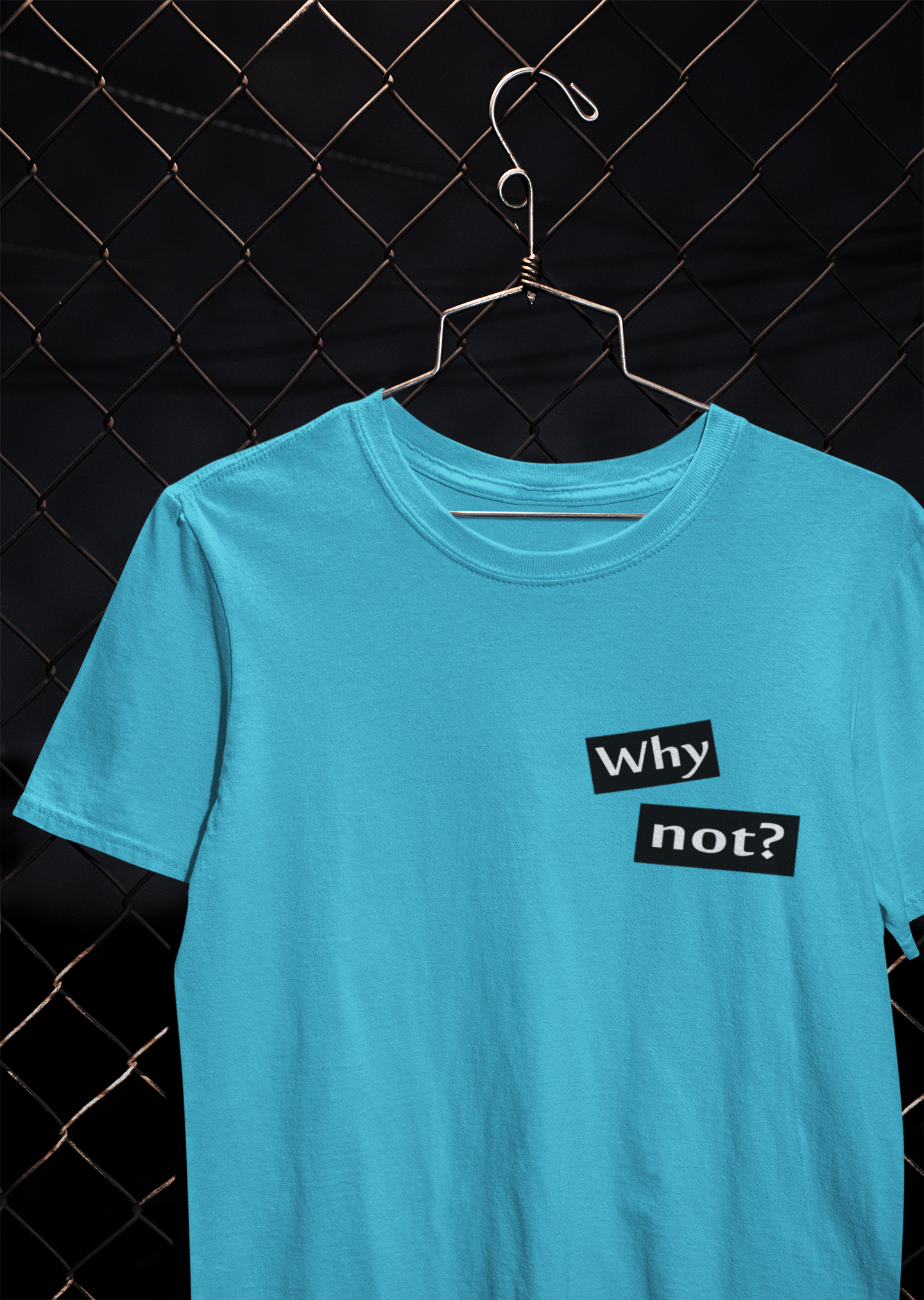 Why Not Quotes Mens Half Sleeves T-shirt- FunkyTeesClub