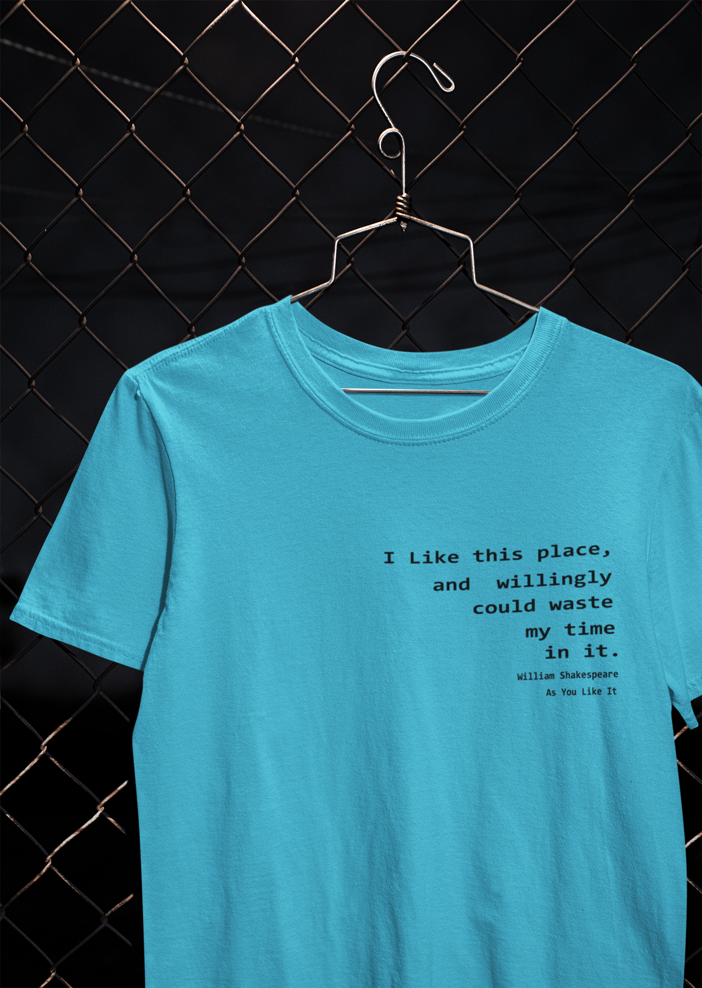 I Like This Place Quotes Mens Half Sleeves T-shirt- FunkyTeesClub