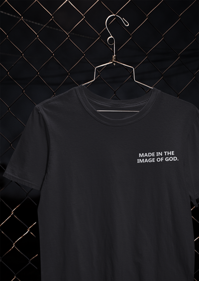 Made In The Image Of God Mens Half Sleeves T-shirt- FunkyTeesClub