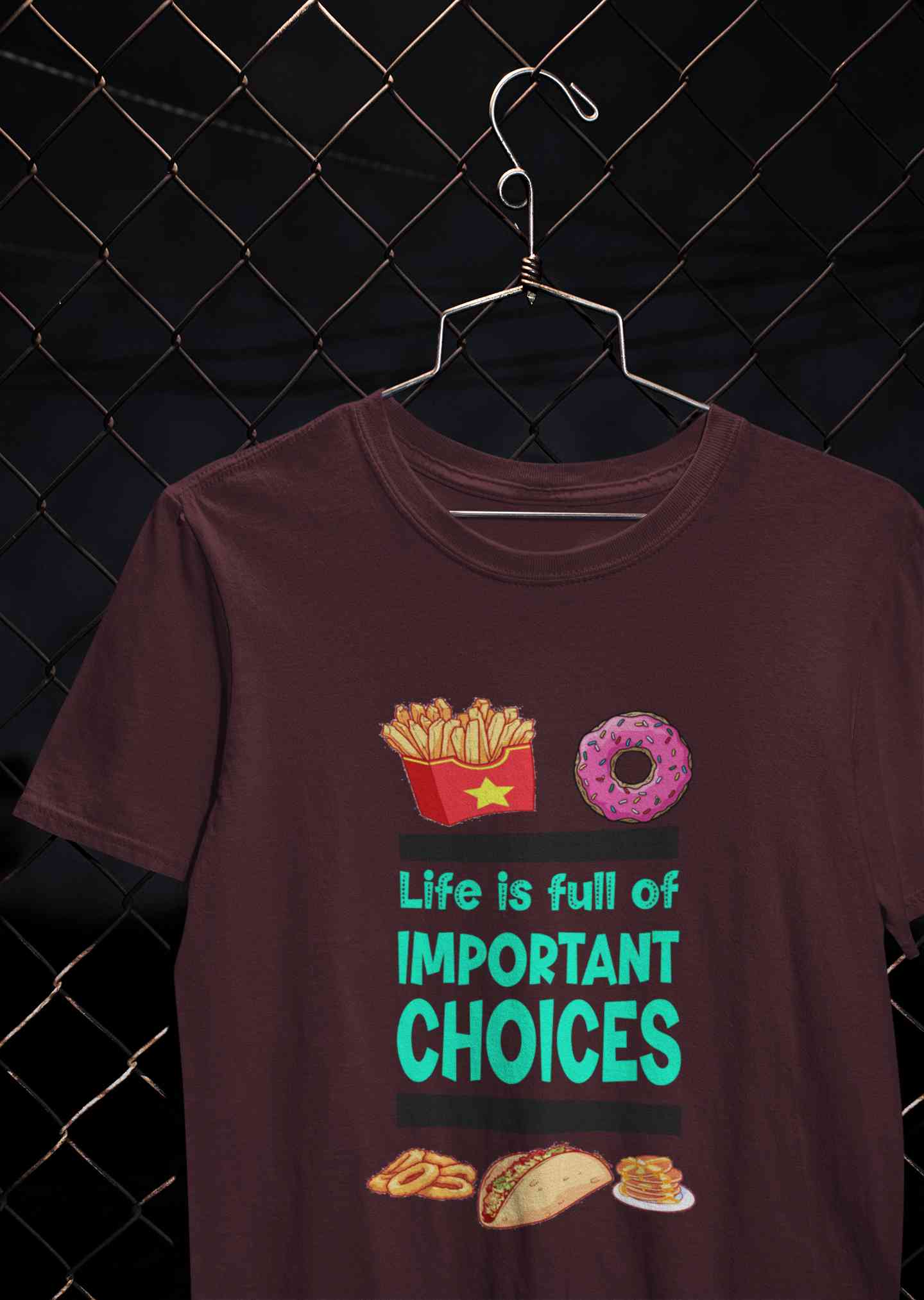 Sweet Choices Mens Half Sleeves T-shirt- FunkyTeesClub
