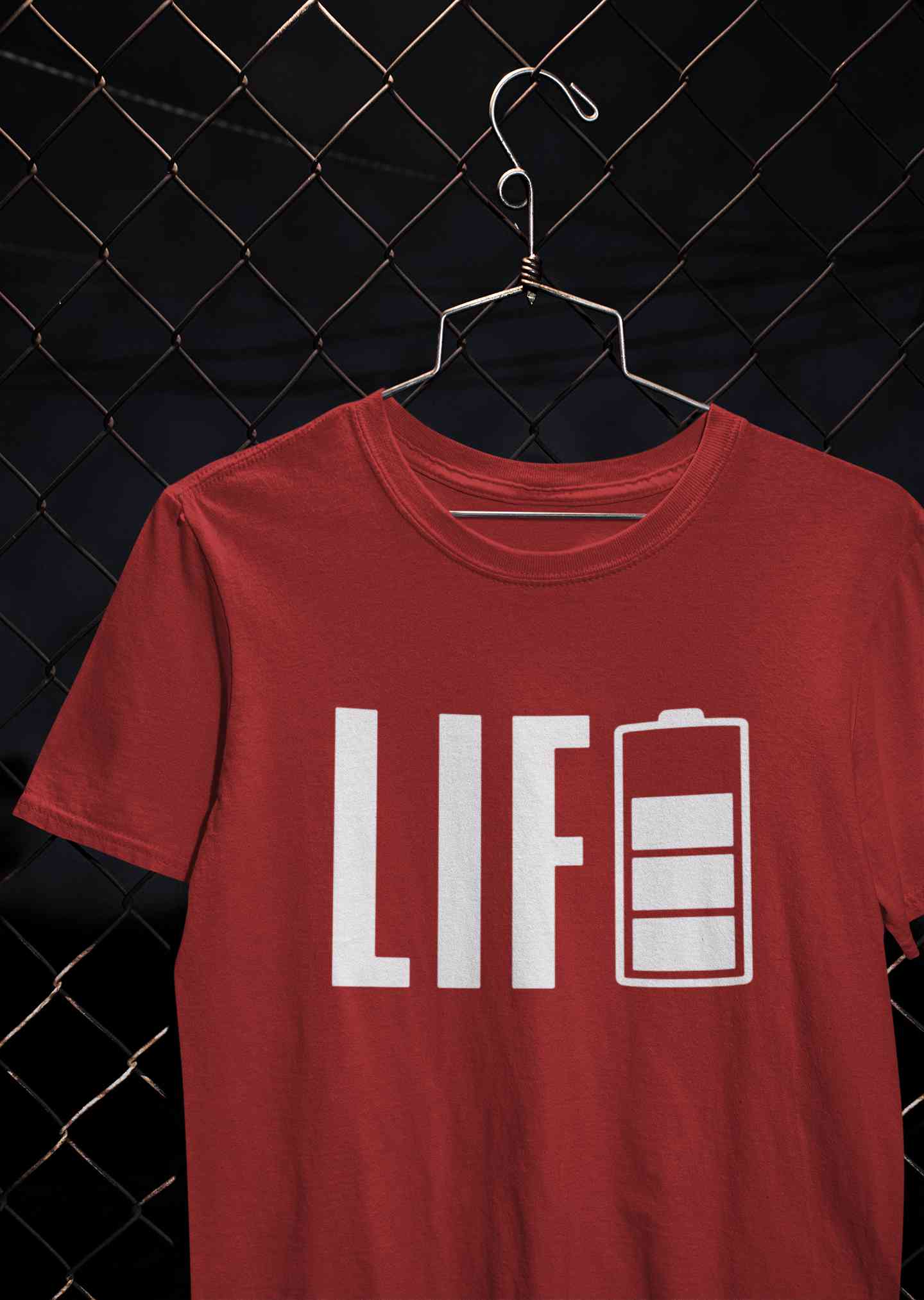 Life Mens Half Sleeves T-shirt- FunkyTeesClub