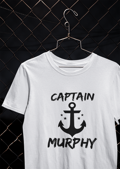 Captain Murphy Merchant Navy Mens Half Sleeves T-shirt- FunkyTeesClub