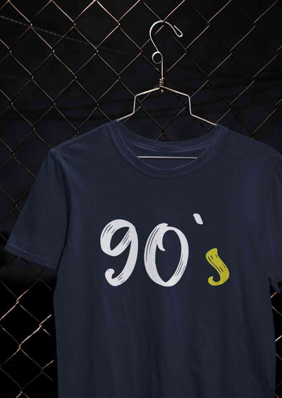 90s Mens Half Sleeves T-shirt- FunkyTeesClub