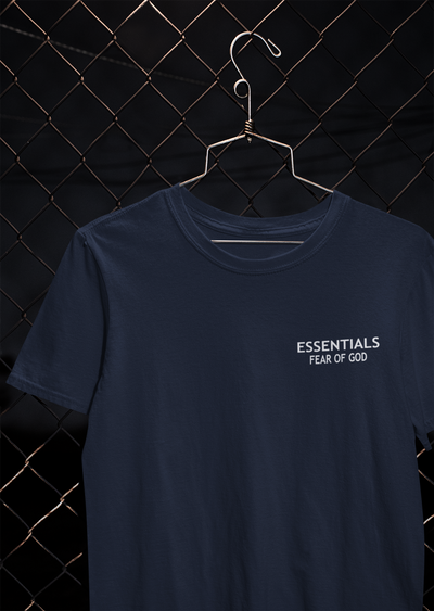 Essentials Fear Of God Women Half Sleeves T-shirt- FunkyTeesClub