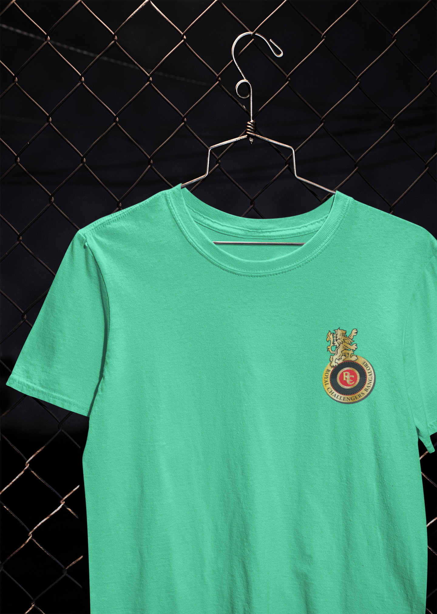 Rcb Logo Side Pocket Women Half Sleeves T-shirt- FunkyTeesClub