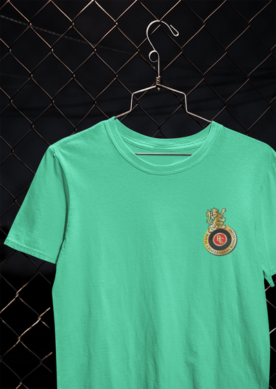 Rcb Logo Side Pocket Women Half Sleeves T-shirt- FunkyTeesClub