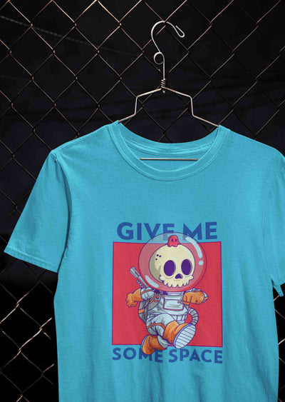 Give Me Some Space Mens Half Sleeves T-shirt- FunkyTeesClub