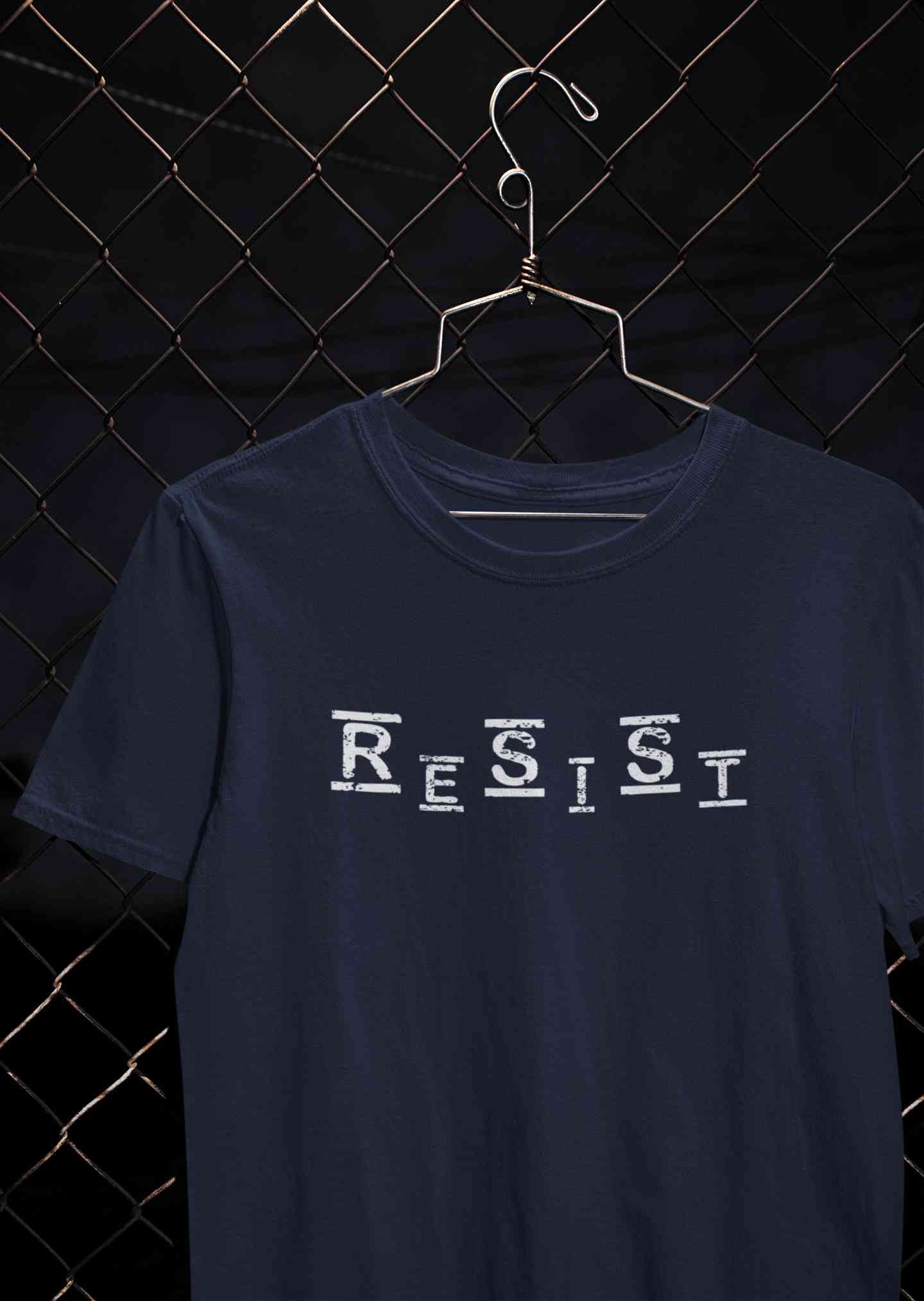 Resist Women Half Sleeves T-shirt- FunkyTeesClub