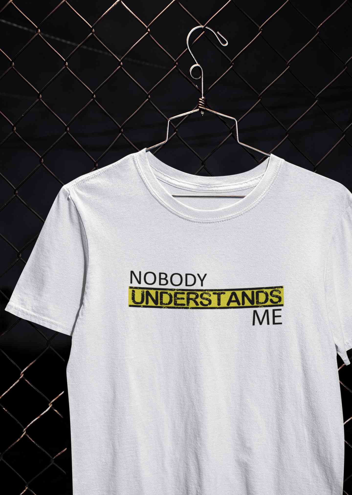 Nobody Understands Me Mens Half Sleeves T-shirt- FunkyTeesClub
