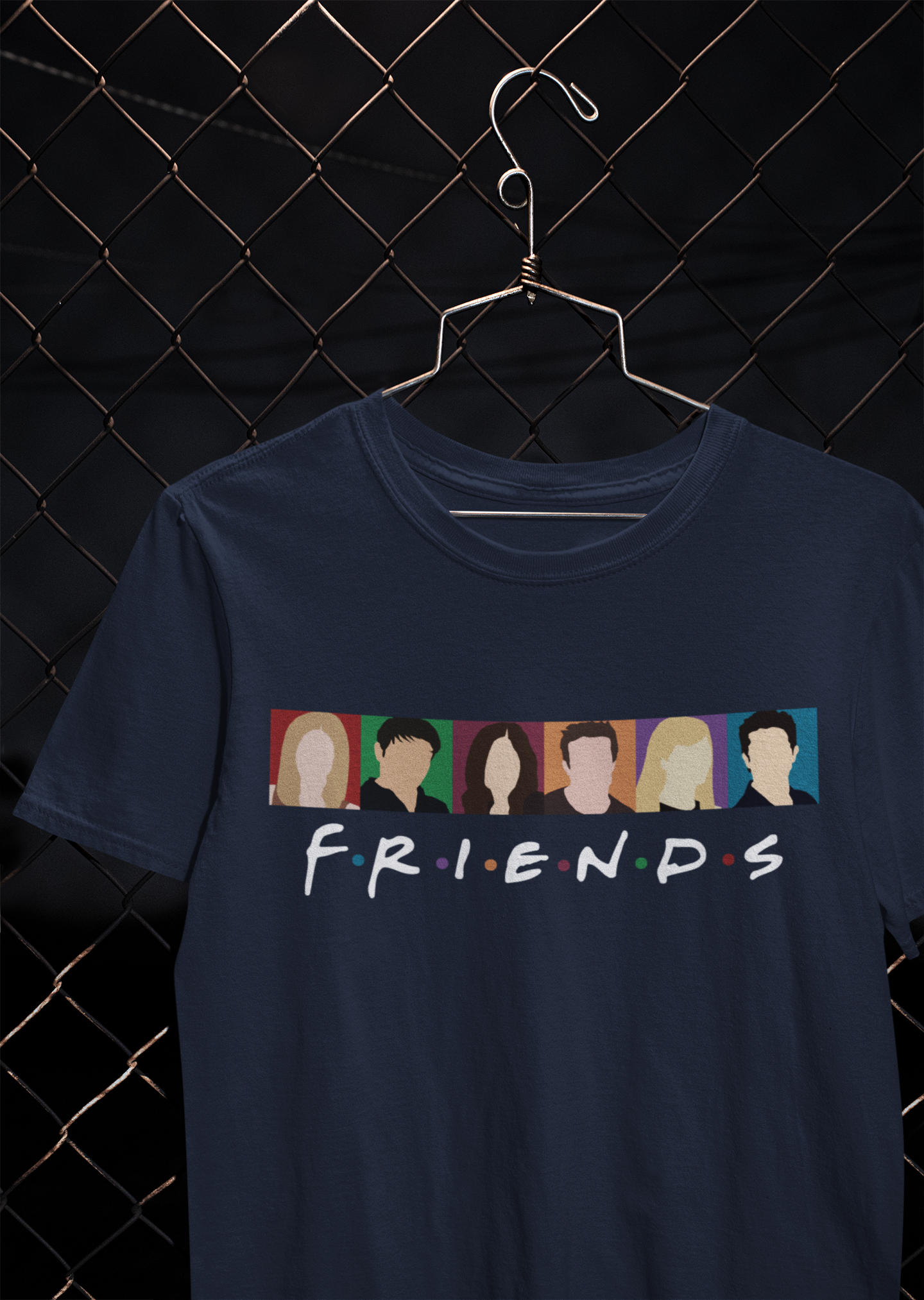 F.R.I.E.N.D.S. Friends Web Series Mens Half Sleeves T-shirt- FunkyTeesClub