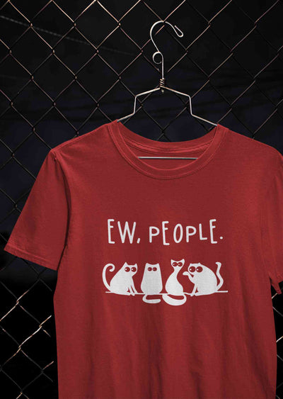 Ew People Mens Half Sleeves T-shirt- FunkyTeesClub