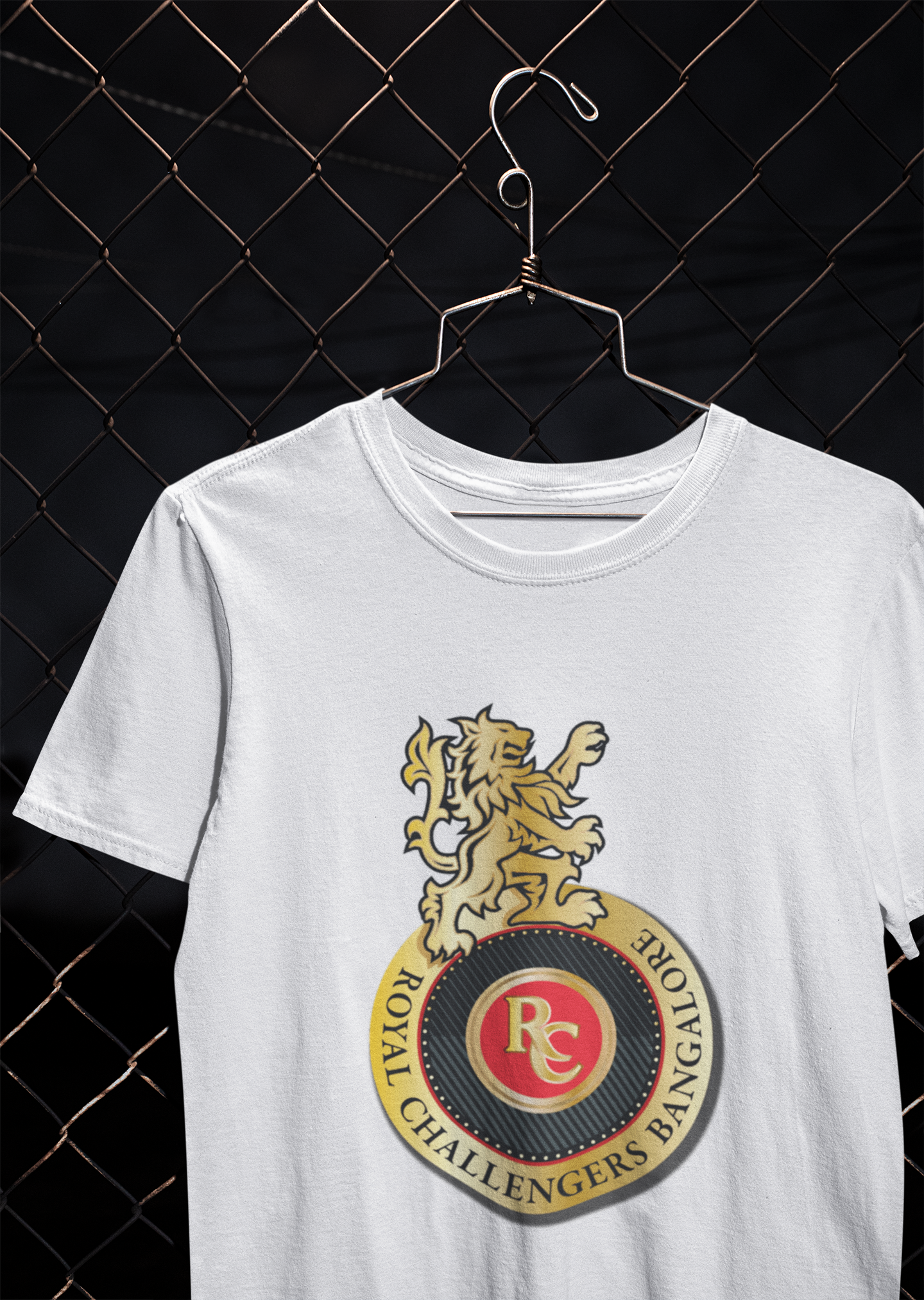 Rcb Logo Women Half Sleeves T-shirt- FunkyTeesClub