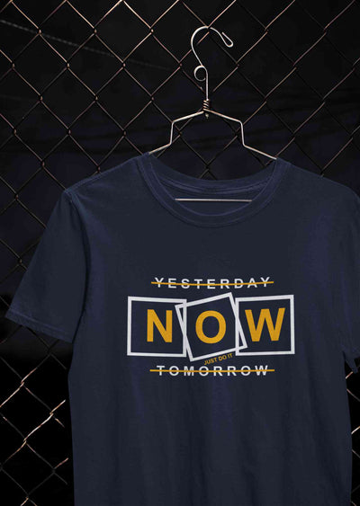 Just Do It Mens Half Sleeves T-shirt- FunkyTeesClub