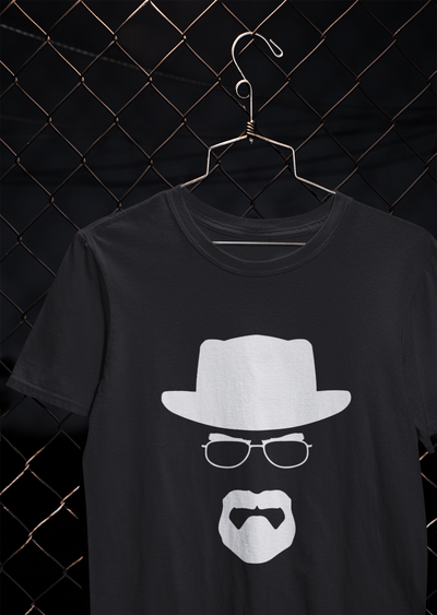 Heisenberg Breaking Bad Web Series Mens Half Sleeves T-shirt- FunkyTeesClub