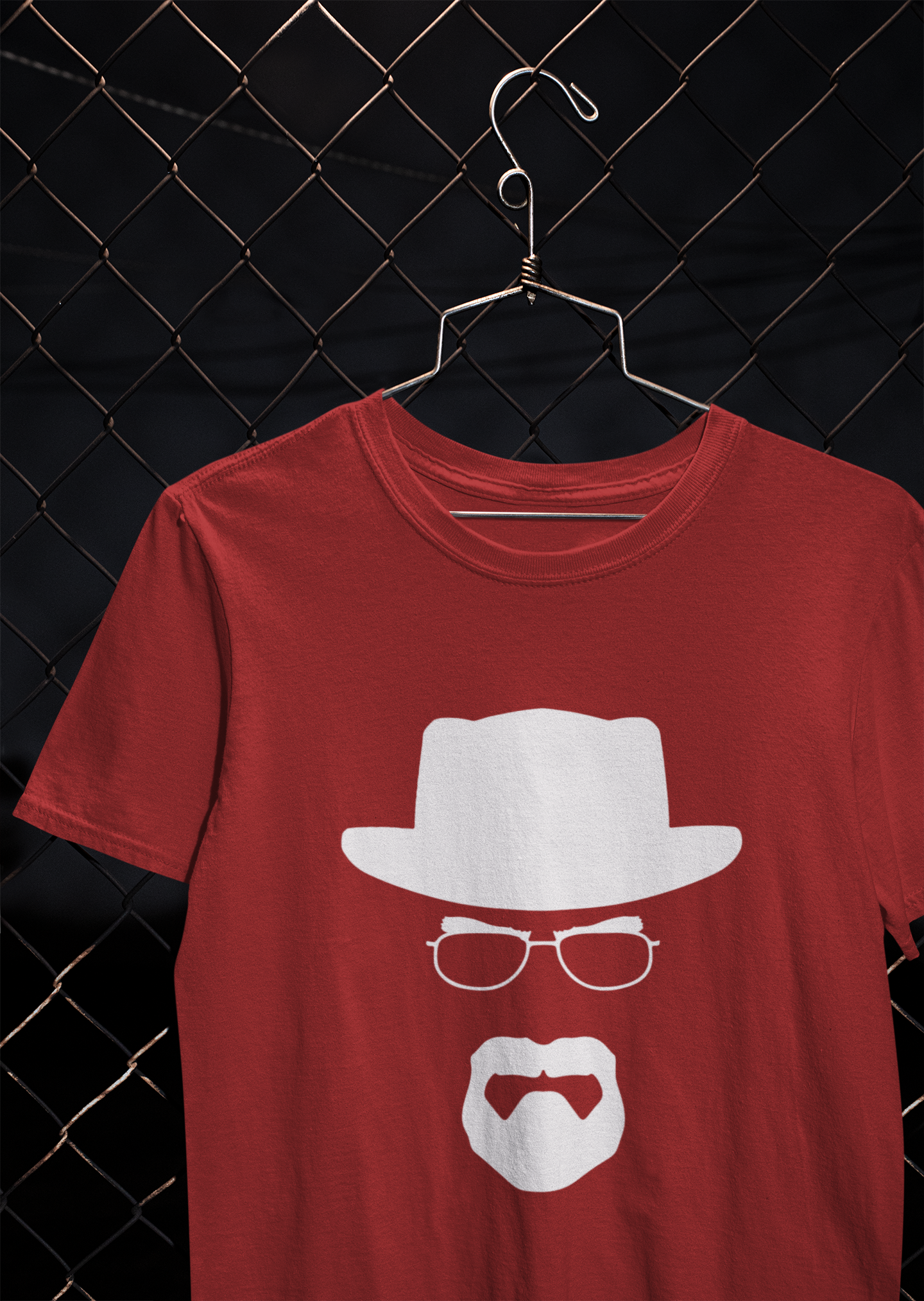 Heisenberg Breaking Bad Web Series Mens Half Sleeves T-shirt- FunkyTeesClub