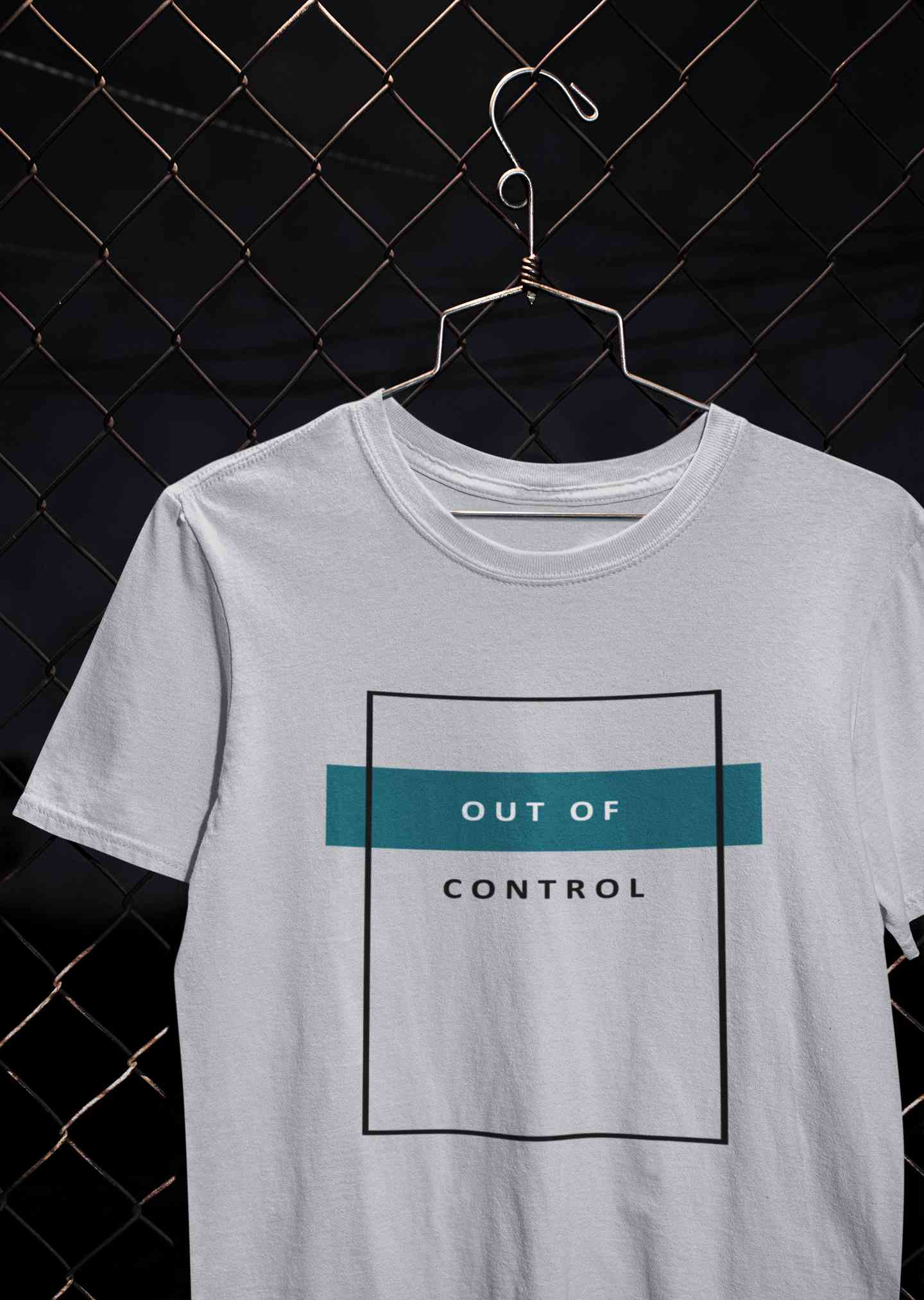 Out Of Control Women Half Sleeves T-shirt- FunkyTeesClub