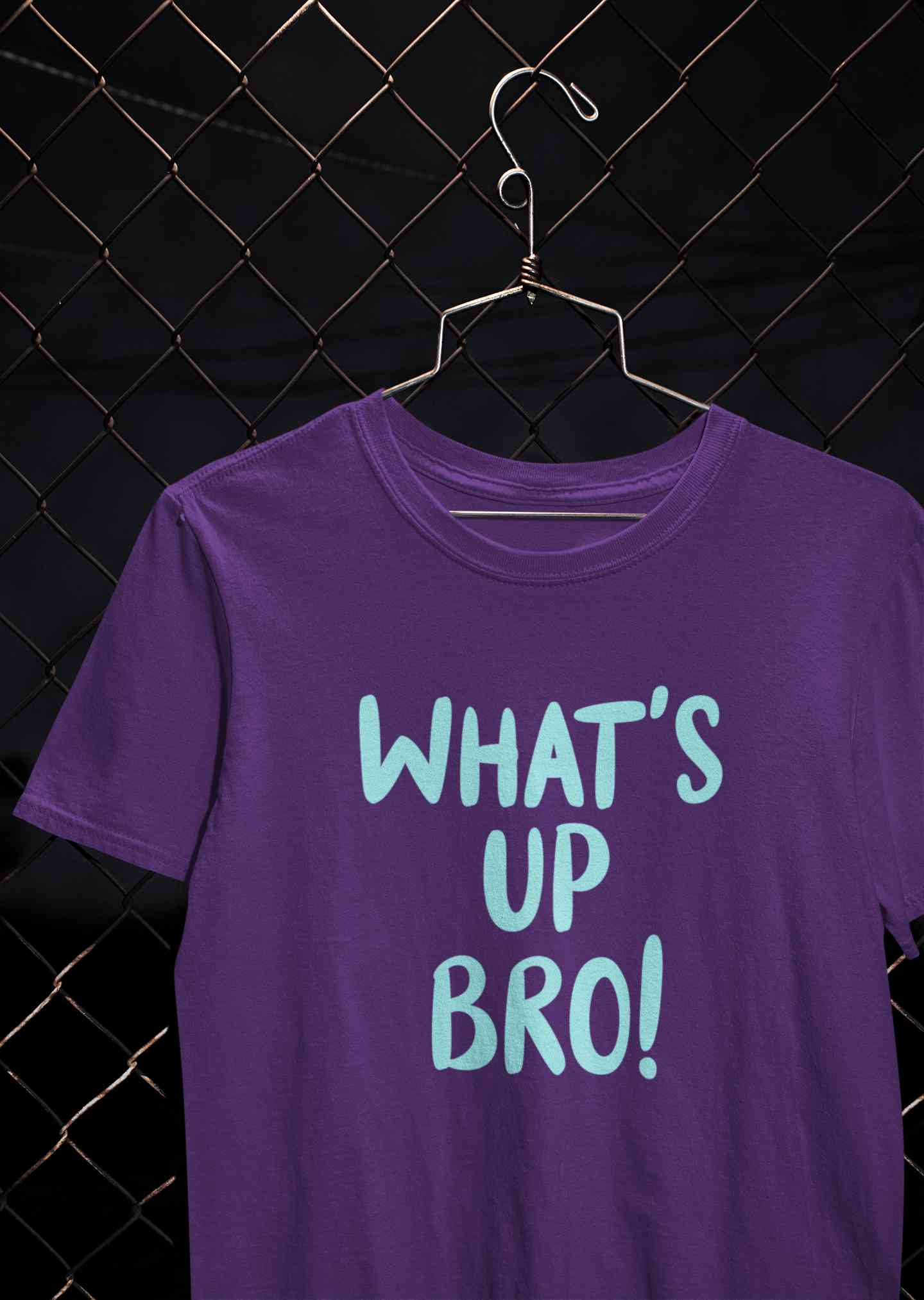 Whats Up Bro  Mens Half Sleeves T-shirt- FunkyTeesClub