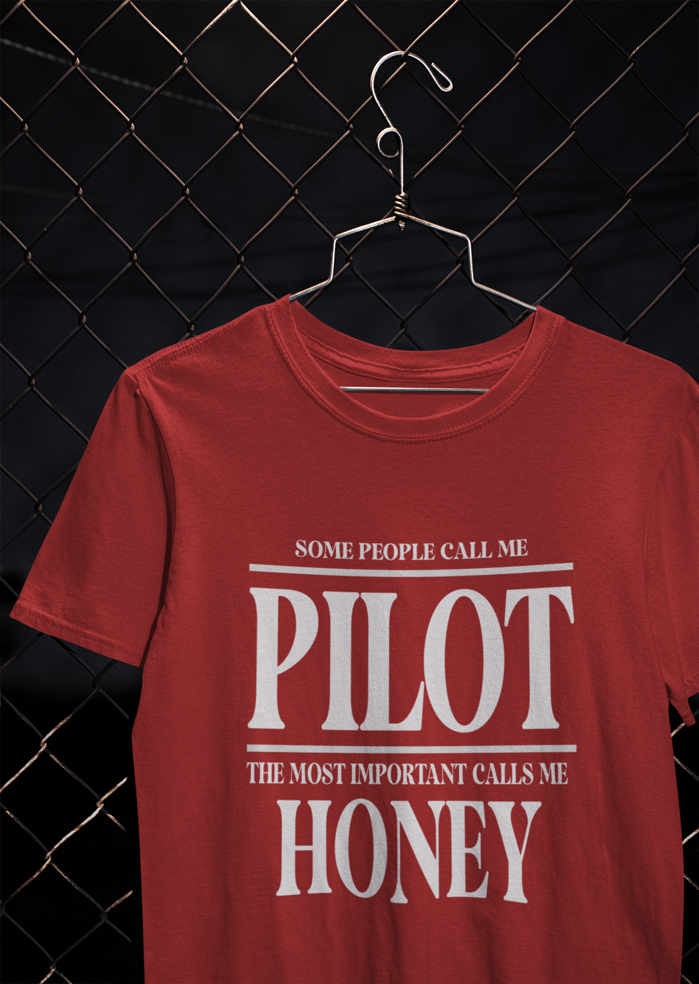 Some People Calls Me Pilot Mens Half Sleeves T-shirt- FunkyTeesClub