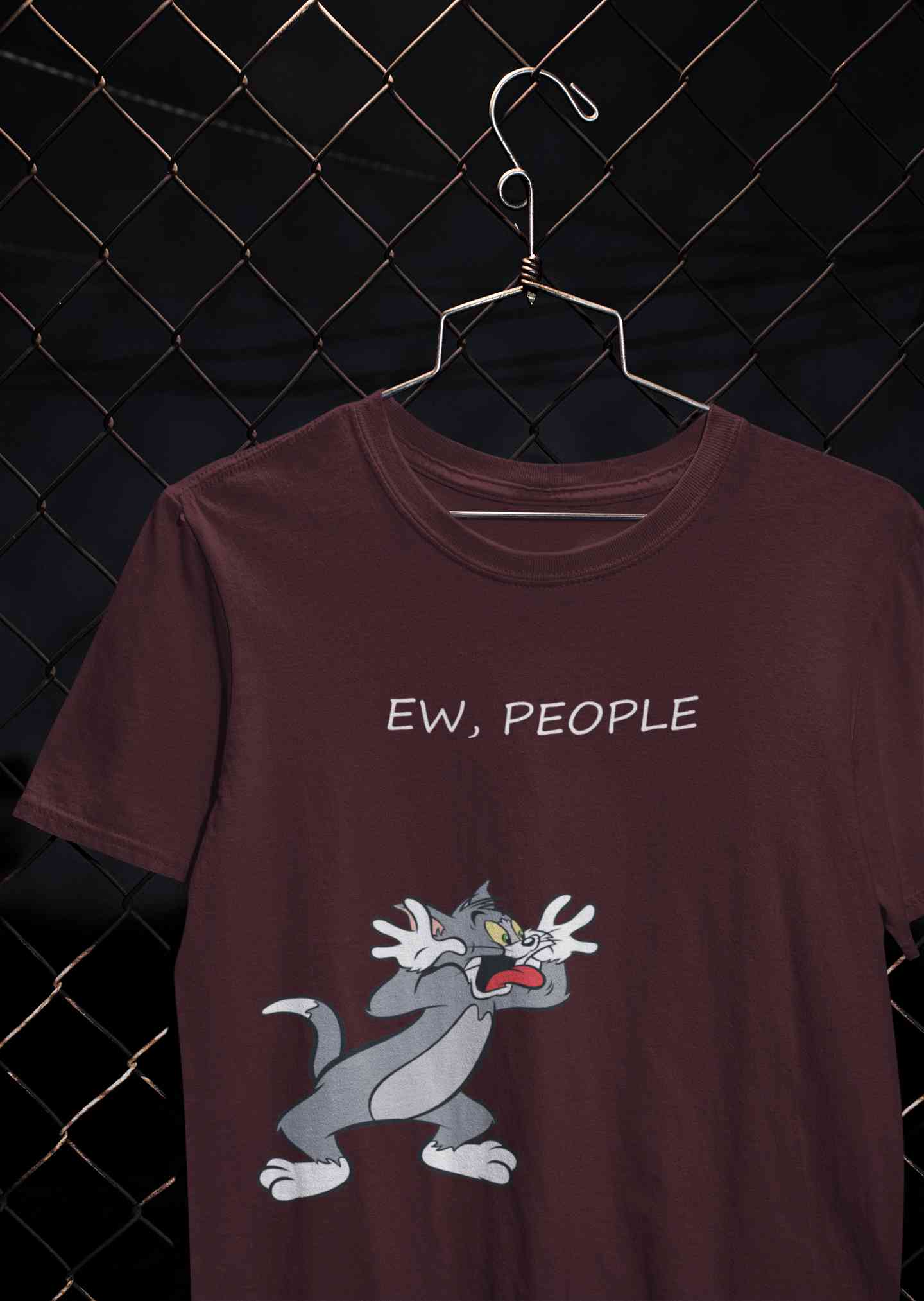 Ew People Mens Half Sleeves T-shirt- FunkyTeesClub