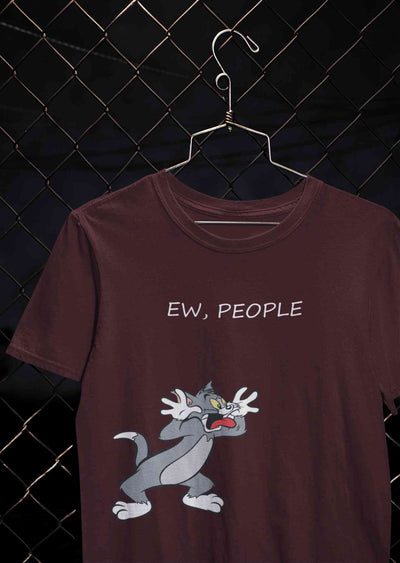Ew People Mens Half Sleeves T-shirt- FunkyTeesClub