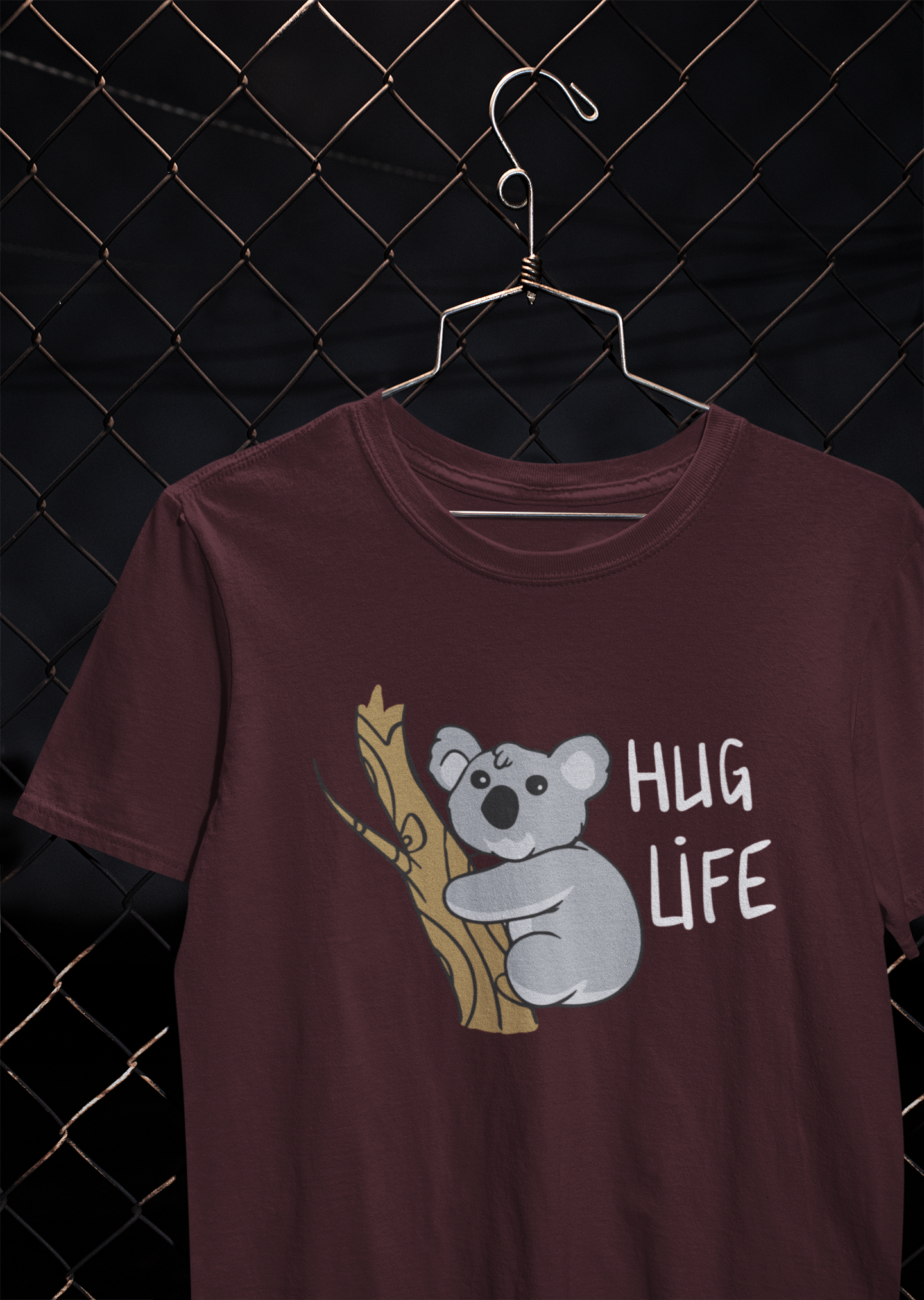 Hug Life Desi Mens Half Sleeves T-shirt- FunkyTeesClub
