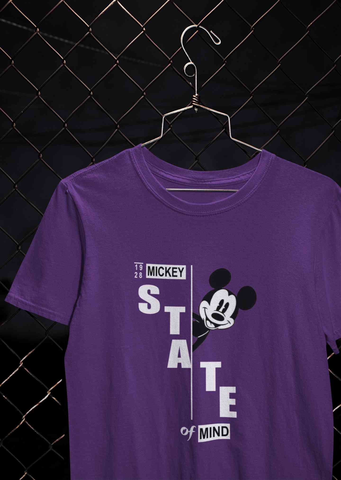 State Of Mind Mens Half Sleeves T-shirt- FunkyTeesClub