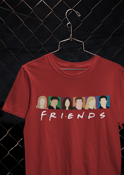 F.R.I.E.N.D.S. Friends Web Series Mens Half Sleeves T-shirt- FunkyTeesClub
