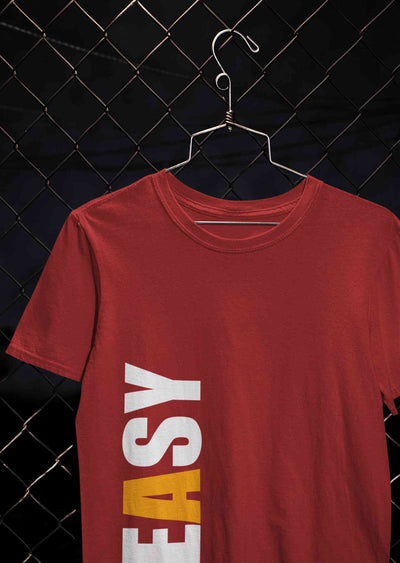 Easy Mens Half Sleeves T-shirt- FunkyTeesClub