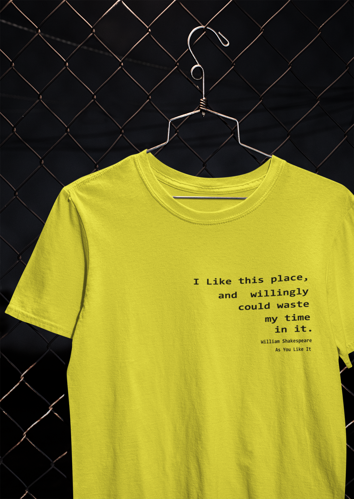 I Like This Place Quotes Mens Half Sleeves T-shirt- FunkyTeesClub