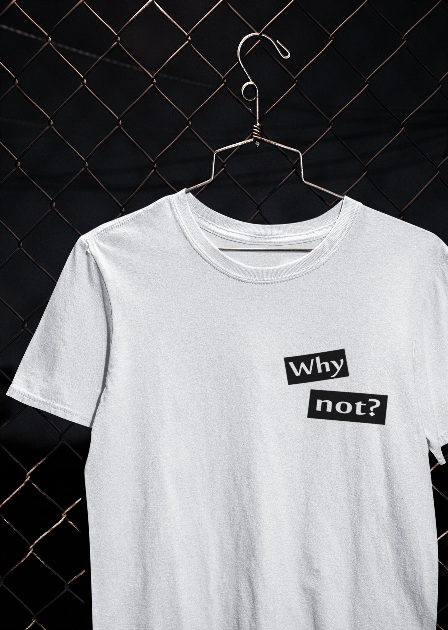 Why Not Quotes Mens Half Sleeves T-shirt- FunkyTeesClub