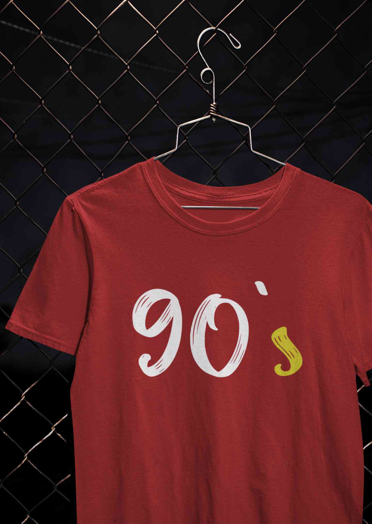90s Mens Half Sleeves T-shirt- FunkyTeesClub