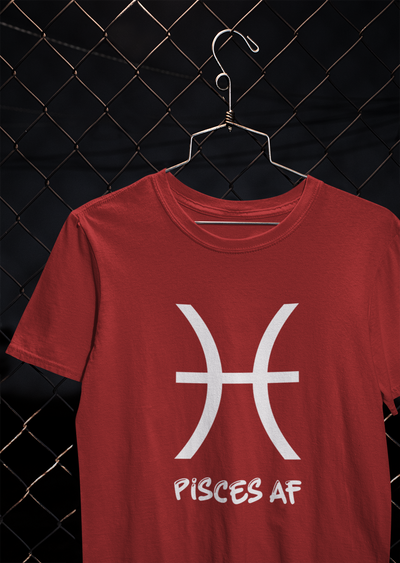 Pisces Zodiac Sign Women Half Sleeves T-shirt- FunkyTeesClub